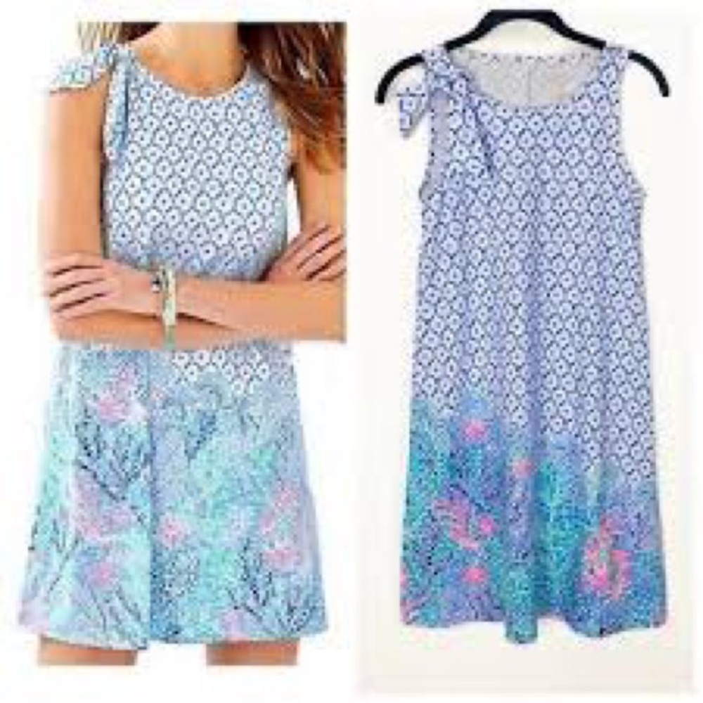 Lilly Pulitzer XL Luella Swing Dress in Sea La Vie